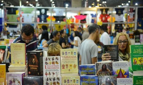 Rio de Janeiro (RJ), 10/09/2023 – Público durante o último dia da 20ª Bienal do Livro do Rio de Janeiro, no Riocentro, na Barra da Tijuca, zona oeste da capital fluminense. Foto: Tomaz Silva/Agência Brasil