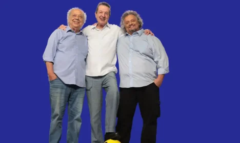 São Paulo (SP), 21/01/2026 - Trio de Ataque: TV Brasil e Rádio Nacional lançam novo programa esportivo com Juca Kfouri, José Trajano e Lúcio de Castro. Foto: Paulo Pinto/Agência Brasil