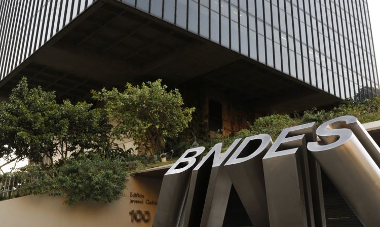 Edifício sede do BNDES, Banco Nacional de Desenvolvimento Econômico e Social, no Centro do Rio.