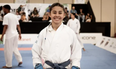 Emily Amorin, karatê,  JUBs Natal 2025