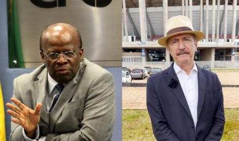 Ex-ministro do STF, Joaquim Barbosa e Aldo Rebêlo