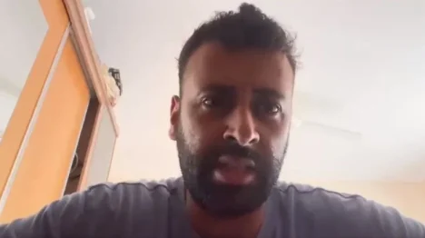 Brasileiros-palestino Hasan Rabee não está entre os estrangeiros que deixarão Gaza. Reprodução/Twitter