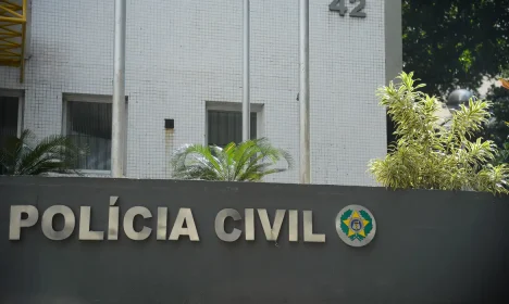 Fachada da Secretaria de Estado da Polícia Civil, no centro do Rio de Janeiro