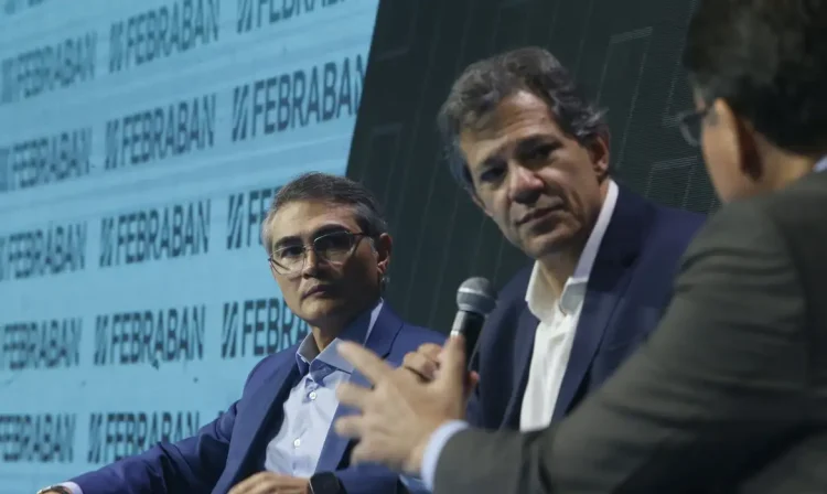 São Paulo (SP), 29/11/2024 - Almoço anual da FEBRABAN com a presença do MInistro da Fazenda Fernando Haddad . Foto: Paulo Pinto/Agência Brasil