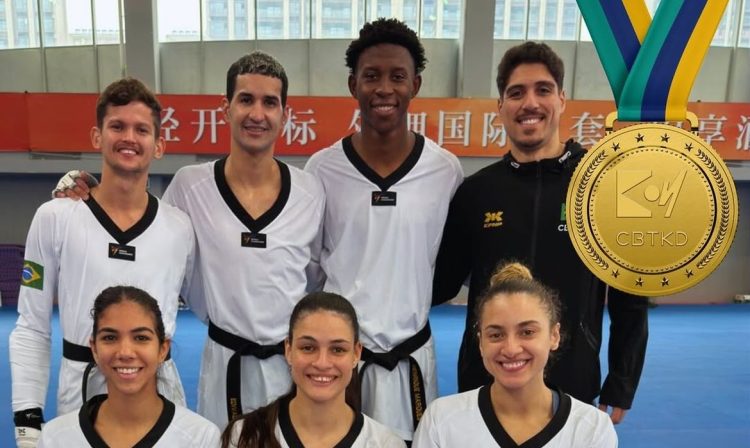 Brasil é tricampeão mundial por equipes de tawkwondo, em 06/11/2025