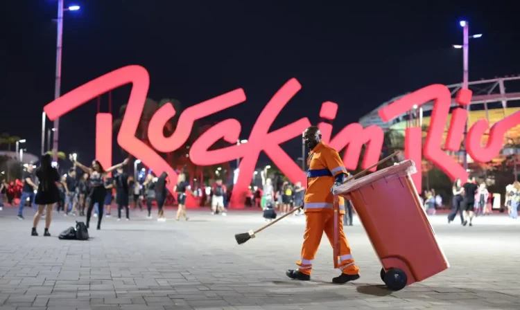Lixo recolhido do Rock in Rio