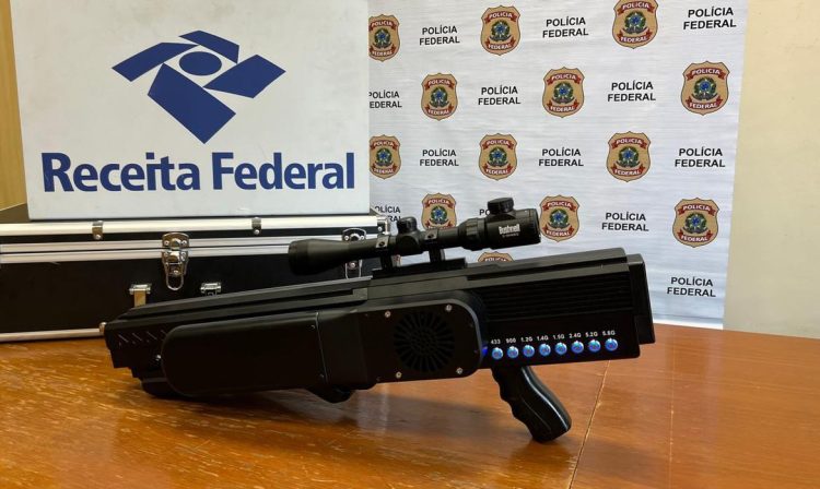 Rio de Janeiro (RJ), 15.07.2024 - Fuzil Anti Drone. Foto: ASCOM/PFRJ