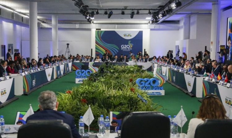 São Paulo (SP) 29/02/2024 - 1ª reunião de Ministros de Finanças e Presidentes de Bancos Centrais do G20, no Pavilhão da Bienal no Parque Ibirapuera.  
Foto: Paulo Pinto/Agência Brasil