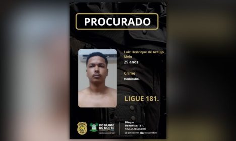 Foragido tem imagem divulgada pela Polícia - (Foto: Divulgação/Polícia Civil/RN)