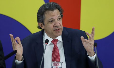 Brasília (DF) 20/05/2024 - Ministo da Fazenda,Fernando Haddad participa da reunião para anúncios referentes ao setor da indústria do aço.
Foto: Joédson Alves/Agência Brasil