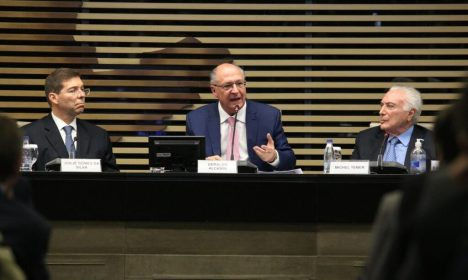 São Paulo (SP), 19/02/2024 - O vice-presidente da República e ministro do Desenvolvimento, Indústria, Comércio e Serviços, Geraldo Alckmin, fala durante reunião de Conselhos da Federação das Indústrias do Estado de São Paulo - Fiesp, com o tema