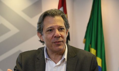 São Paulo (SP), 09/10/2023 - O ministro da Fazenda, Fernando Haddad, fala sobre o programa Desenrola Brasil durante coletiva de imprensa no gabinete do ministério em São Paulo, na Avenida Paulista. Foto: Rovena Rosa/Agência Brasil