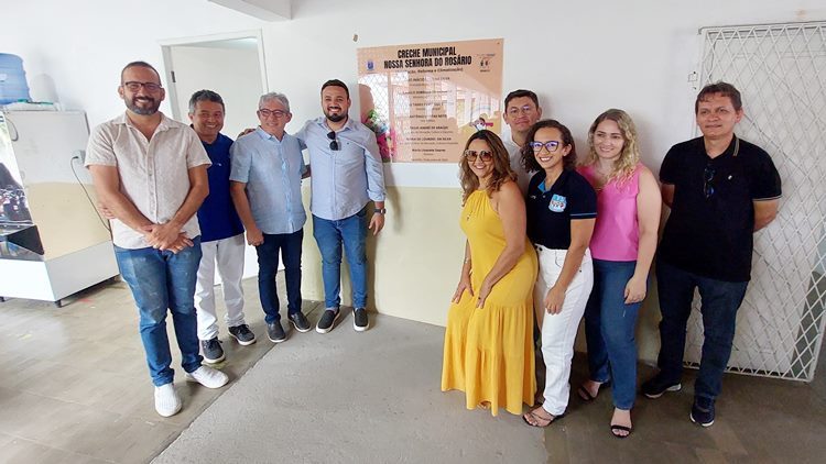 Inauguração da Creche Nossa Senhora do Rosário no Bairro Barra Nova