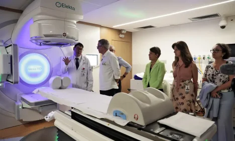 São Paulo (SP), 16/04/2026 - Ministro da Saúde, Alexandre Padilha, participa de entrega do novo acelerador linear ao Hospital GRAACC (Grupo de Apoio ao Adolescente e a Criança com Câncer). Foto: Paulo Pinto/Agencia Brasil