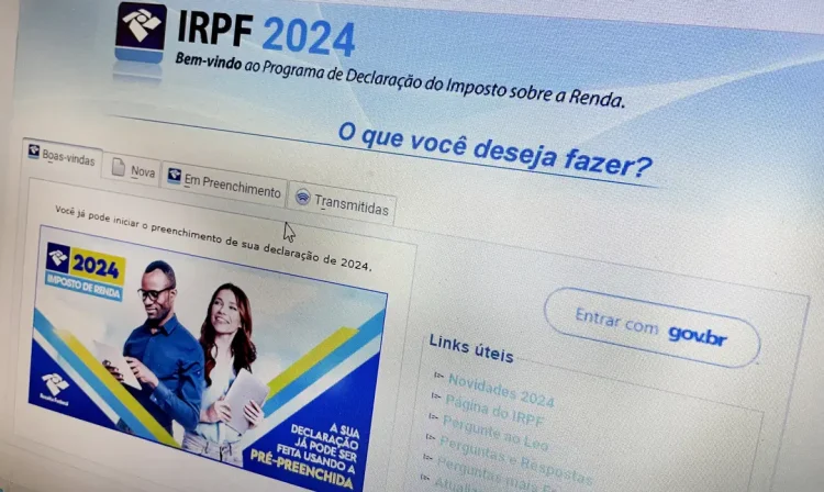 Brasília (DF), 12.03.2024 - IMPOSTO DE RENDA 2024 - Receita Federal libera para download o Programa do Imposto de Renda 2024. Foto: Juca Varella/Agência Brasil