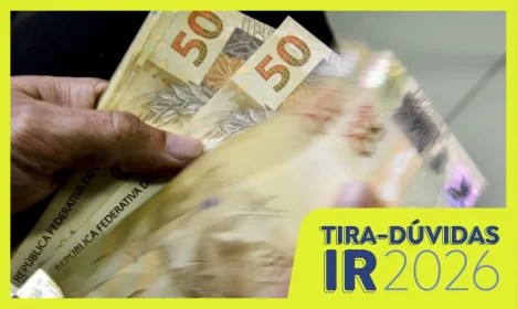 Brasília (DF), 06/04/2026 - Imposto de Renda IRPF 2026. Isenção de até R$ 5 mil Reais quando começa a valer sem desconto no contra-cheque. Real, Dinheiro, notas de real. Foto: Marcello Casal Jr/Agência Brasil