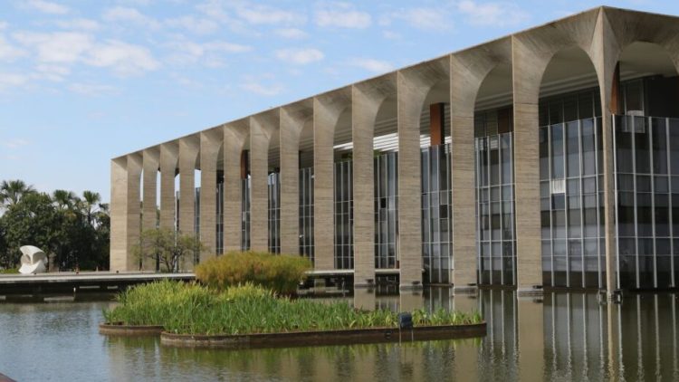 Palácio do Itamaraty na Esplanada dos Ministérios