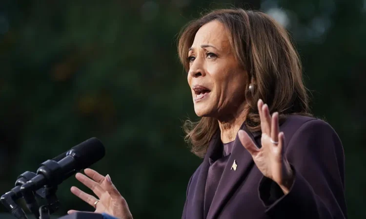 Kamala Harris discursa  na Howard University em Washington 
06/11/2024
REUTERS/Kevin Lamarque