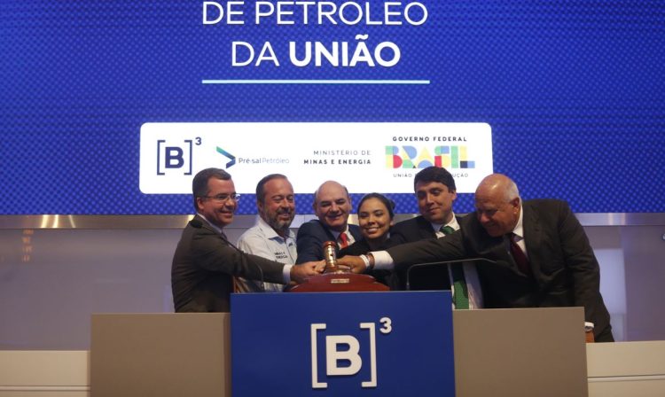 São Paulo SP 31/07/2024 Bolsa de valores B3 em São Paulo, leilão para a venda de petróleo da União dos campos de Mero e Búzios,com a presença do ministro das Minas Energia Alexandre Silveira.

Foto: Paulo Pinto/Agência Brasil