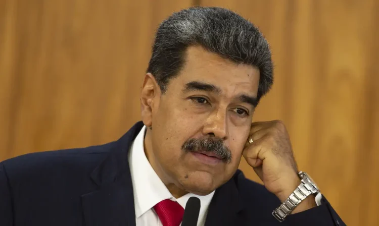 Brasília (DF), 29/05/2023 - O presidente da Venezuela, Nicolás Maduro, durante declaração à imprensa após reunião com o presidente Luiz Inácio Lula da Silva, no Palácio do Planalto. Foto: Marcelo Camargo/Agência Brasil