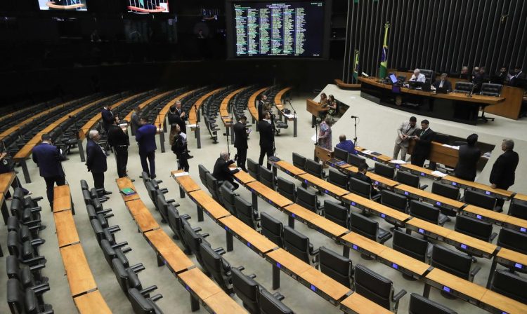 Brasília (DF) 06/02/2025  - Plenário da câmara dos deputados, durante sessão deliberativa virtual para a votação de propostas. Na pauta, sete projetos de decreto legislativo sobre acordos internacionais firmados pelo Brasil.
Foto Lula Marques/ Agência Brasil