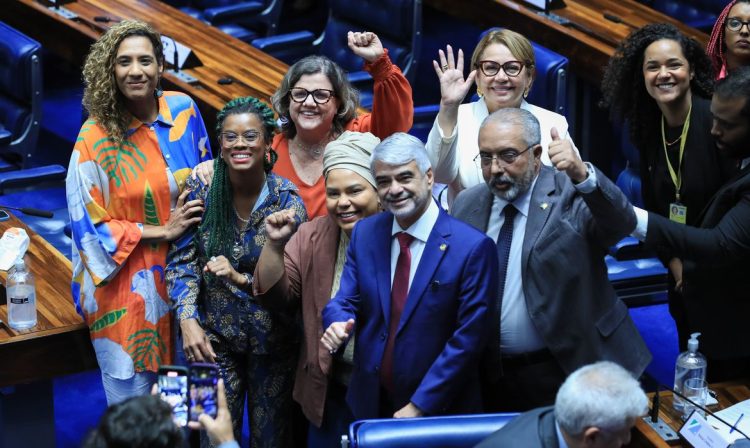 Brasília (DF) 22/05/2024  Ministra da igualdade Racial, Anielle Franco participou da votação do projeto de lei reserva aos negros 20% (vinte por cento) das vagas oferecidas nos concursos públicos para provimento de cargos efetivos e empregos públicos no âmbito da administração pública federal. Foto Lula Marques/ Agência Brasil