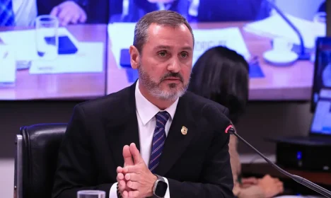 Brasília (DF), 09/07/2025  - Diretor-geral da PF,  Andrei Rodrigues,  durante audiência na Comissão de Segurança da Câmara. Foto: Lula Marques/Agência Brasil