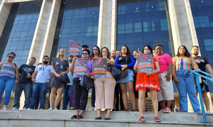 Rio de Janeiro (RJ) 23/08/2024 - Professores querem cumprimento do protocolo de segurança na Maré
Foto: Secretaria Municipal de Ordem Pública/Divulgação