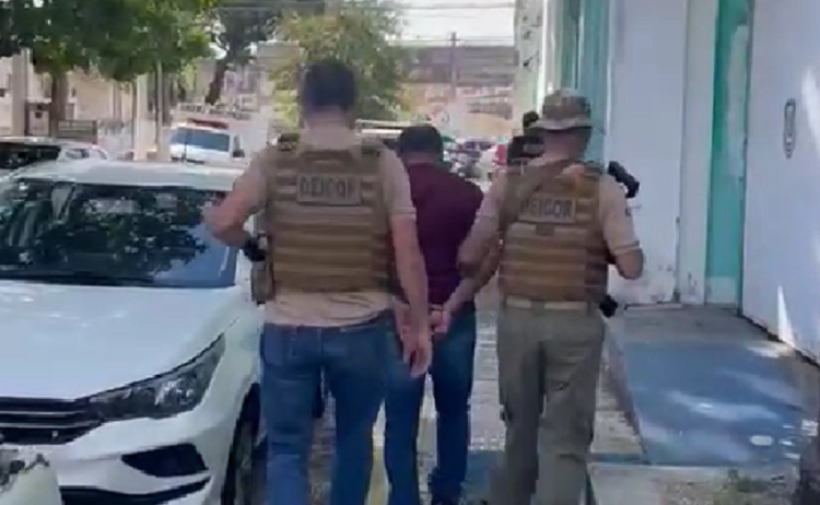 Homem foi encaminhado ao sistema prisional, onde permanecerá à disposição da justiça / Foto: reprodução