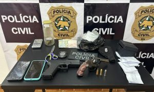 Material apreendido pela Polícia Civil de Parelhas