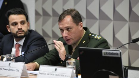 Mauro Cid relatou ainda que o almirante Almir Garnier Santos declarou apoio à Bolsonaro. Foto: Roque de Sá/Senado