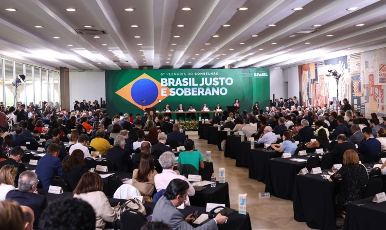 Brasília (DF), 04/12/2025 -O presidente Luiz Inácio Lula da Silva abre a 6ª Reunião Plenária do Conselho de Desenvolvimento Econômico Social Sustentável (CDESS), no Palácio Itamaraty. 
Foto: Marcelo Camargo/Agência Brasil