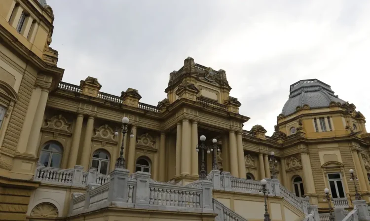 O Palácio Guanabara, em Laranjeiras, sede do Governo do Estado do Rio de Janeiro.