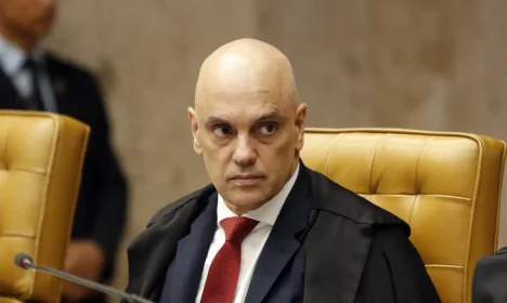 Brasília (DF), 05/12/2024 - O ministro Alexandre de Moraes durante sessão do STF. Foto: Bruno Peres/Agência Brasil