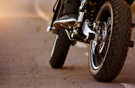Imagem de uma motocicleta