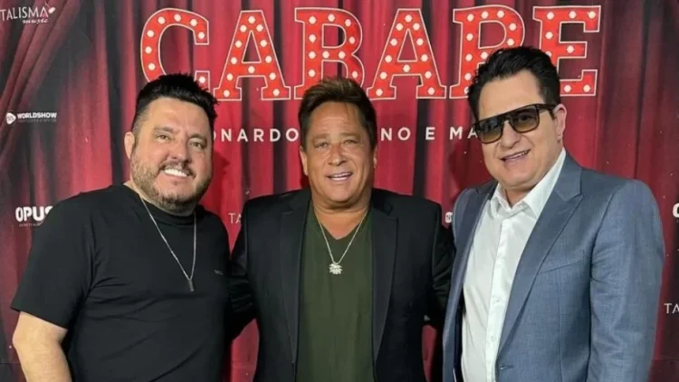 Cantores Leonardo, Bruno e Marrone no Navio Cabaré / Foto: divulgação