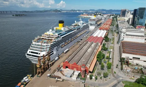 Rio de Janeiro (RJ), 29/11/2024 - Temporada de navios no Rio de Janeiro. Foto: Píer Mauá/Divulgação