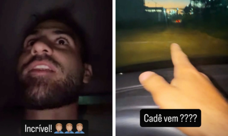 Imagens captadas do Storuy do empresário Otávio