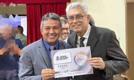 Presidente da Câmara, vereador Ivanildo dos Santos, recebeu a premiação