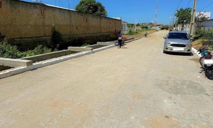 Rua Geraldo Magela, na zona norte de Caicó