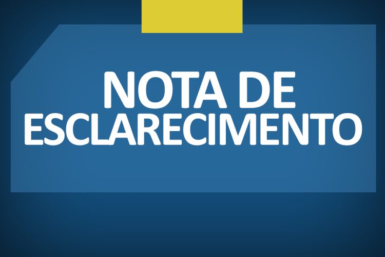 NOTA DE ESCLARECIMENTO BANNER