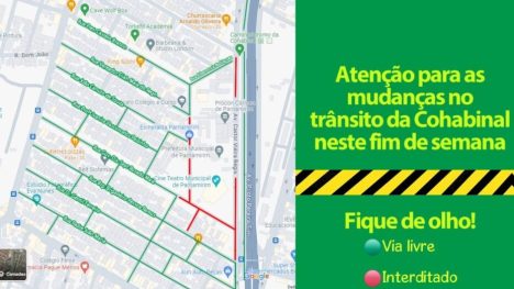 Rota recomendada pela prefeitura de Parnamirim / Foto: reprodução