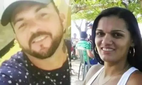 Novinho (na foto) é acusado de matar a sua ex-companheira Claudineide (na foto); ela foi ferida 8 vezes com golpes de casa