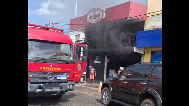 Ocorrência no prédio da Discot em Currais Novos