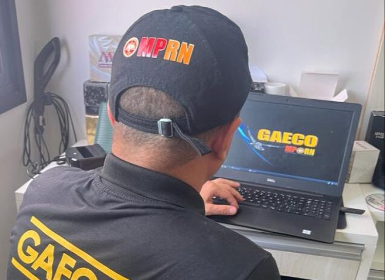 Ação foi deflagrada pelo Gaeco, órgão vinculado ao MPRN. Foto: MPRN/Reprodução.