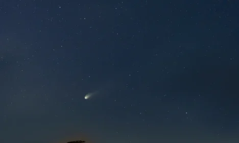 'Cometa do Diabo' será visível da Terra no Hemisfério Sul a partir do dia 21 de abril. Foto: Caio Correia/Obervatório Nacional