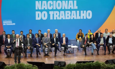São Paulo (SP), 03/03/2026 - Presidente da República, Luiz Inácio Lula da Silva, participa da II Conferência Nacional do Trabalho. Foto: Paulo Pinto/Agencia Brasil