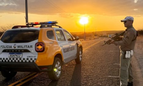 Polícia de Trânsito em ações nas estradas estaduais do Seridó