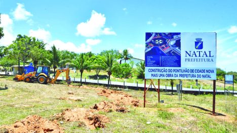 Pontilhão de Cidade Nova início das obras - Foto: Alex Régis