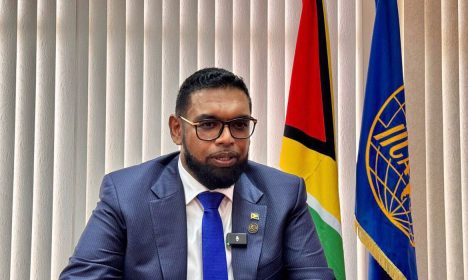 Presidente da Guiana Mohamed Irfaan Ali, na Conferência de Ministros de Agricultura das Américas